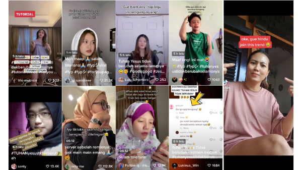 Viral di TikTok lagu "Tuhan Yesus Tidak Berubah" Dinyanyikan Orang-orang Non Kristen